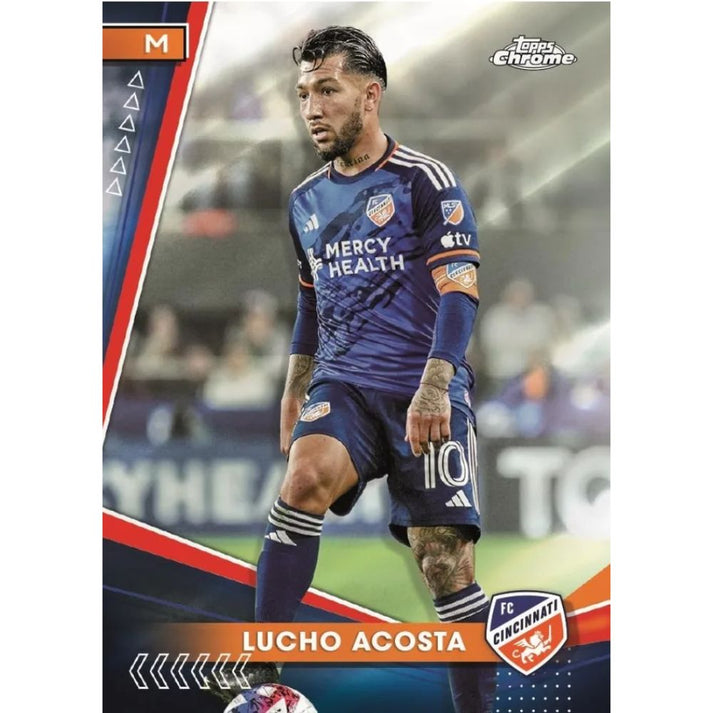 Topps 2024 MLS Chrome Soccer Trading Card Value Box product image 6, provided for visual reference and product detail review