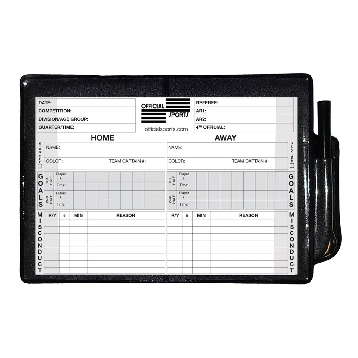 Official Sport Data Wallet With Pencil product image 2, provided for visual reference and product detail review