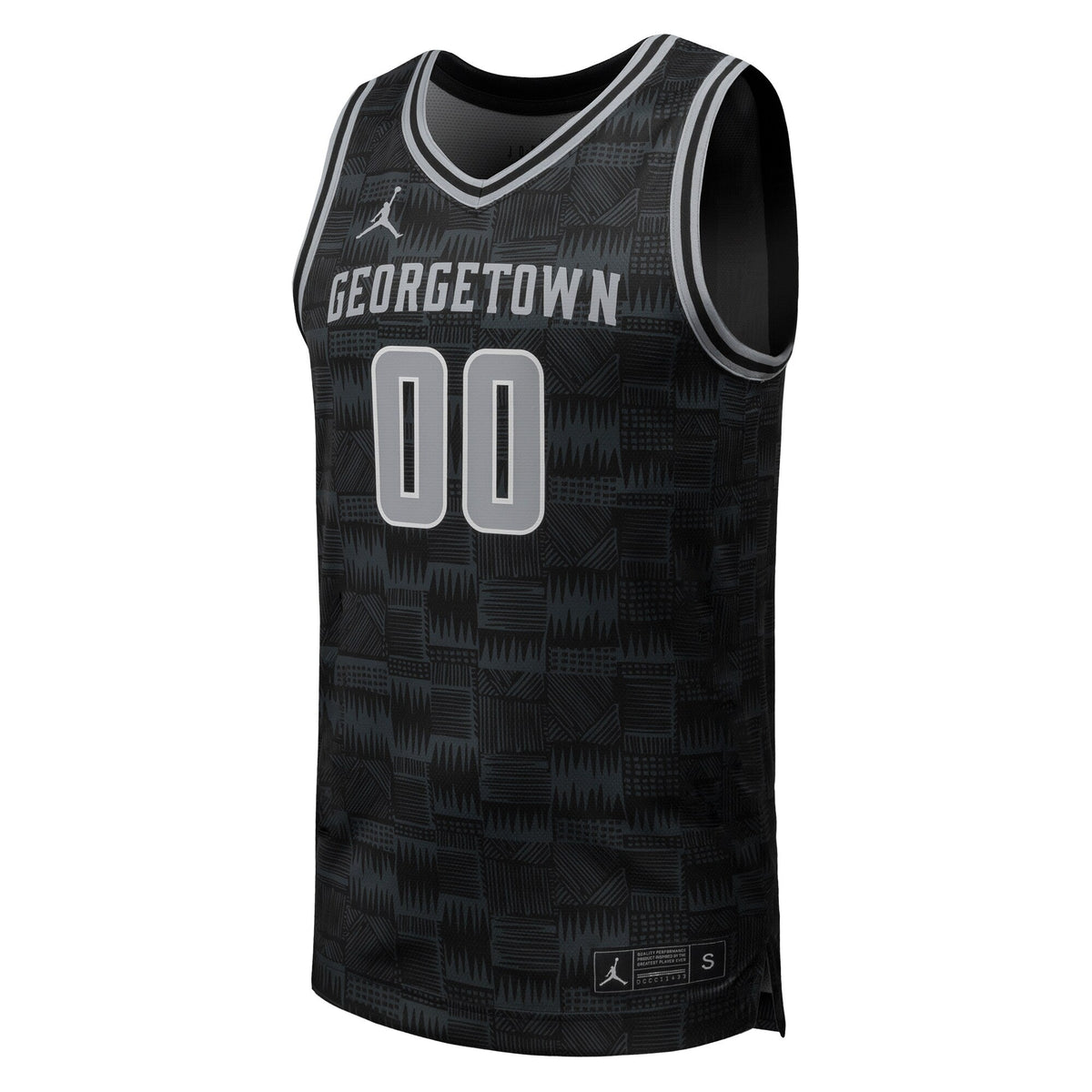 #00 Georgetown Hoyas Replica Basketball Jersey - Black product image 3