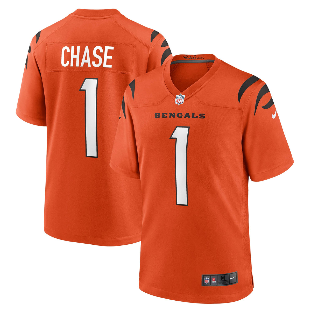 Cincinnati Bengals Ja'Marr Chase Nike Orange Alternate Game product image 1
