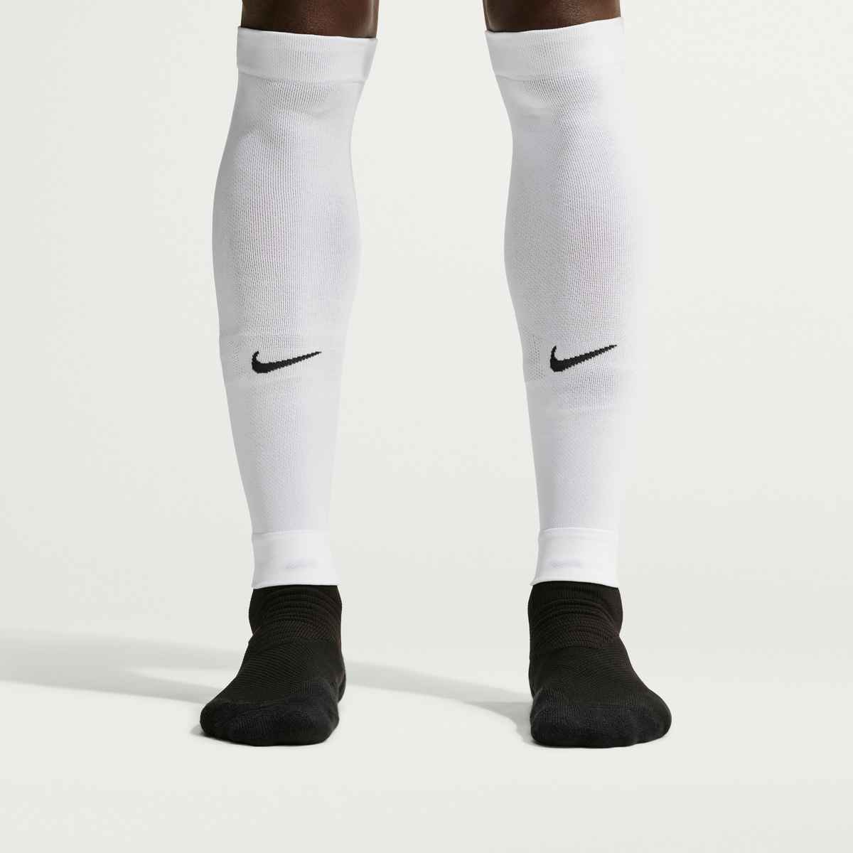 Nike VaporFast Soccer Leg-Sleeve WHITE(1 Pair) product image 5, provided for visual reference and product detail review