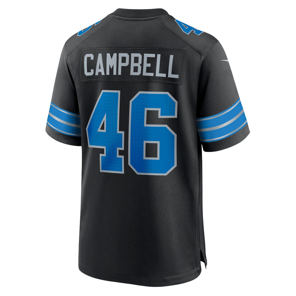 Detroit Lions Jack Campbell Nike Black 2nd Alternate Game product image 3