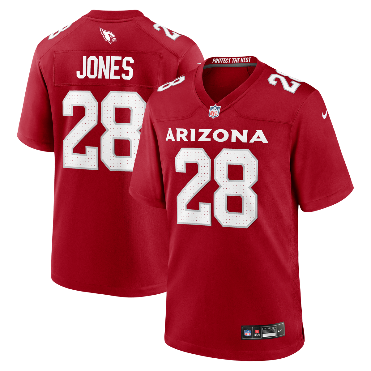 Arizona Cardinals Elijah Jones Nike Cardinal Team Game product image 1