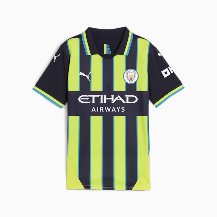 Puma Manchester City 24/25 Away Replica Big Kids' Soccer Jersey product image 5, provided for visual reference and product