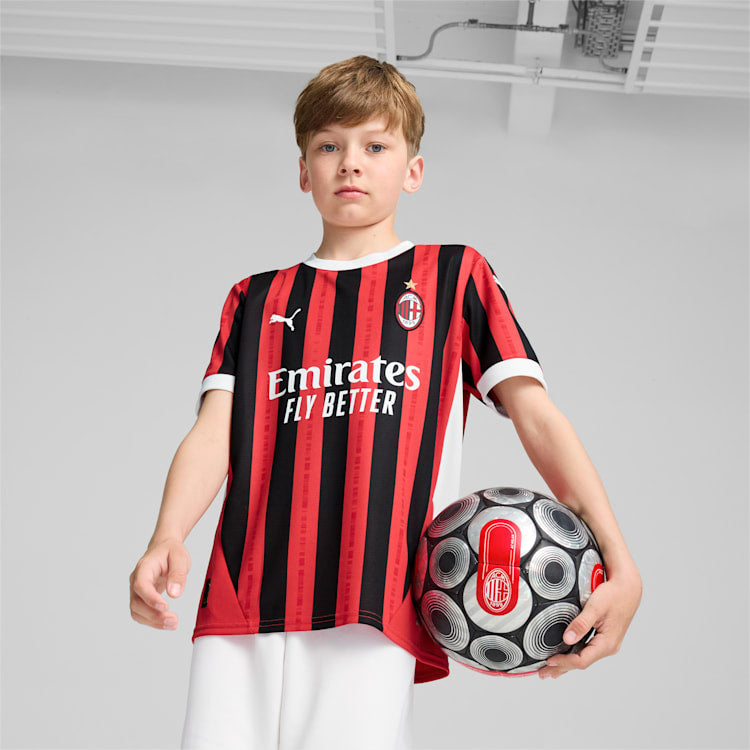 Puma AC Milan Home Youth Jersey 24/25 product image 1, provided for visual reference and product detail review