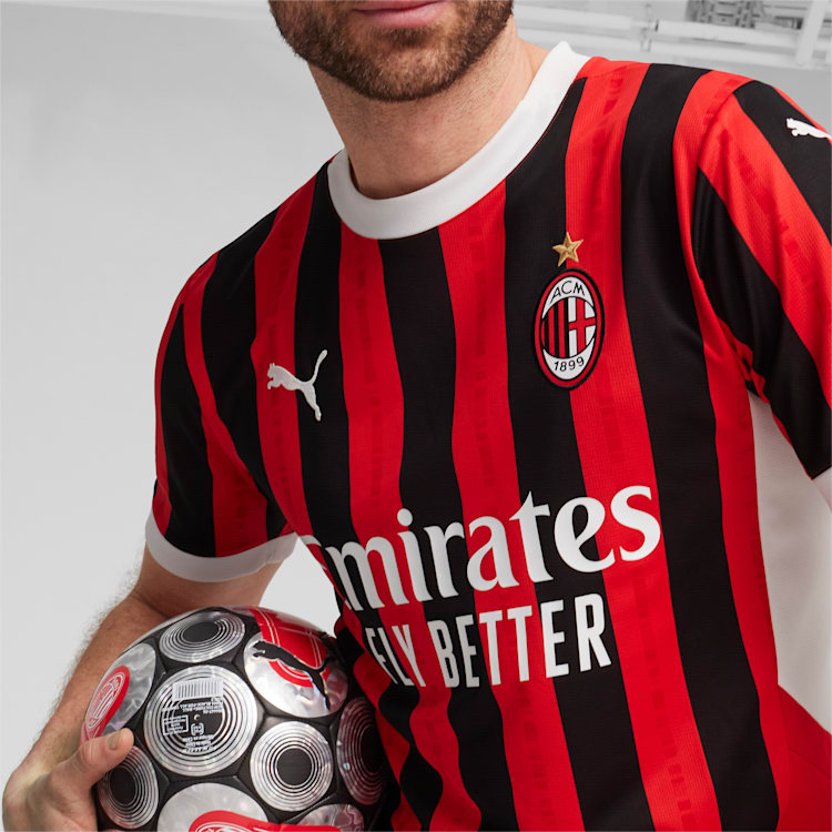 Puma AC Milan Home Mens Jersey 24/25 product image 2, provided for visual reference and product detail review