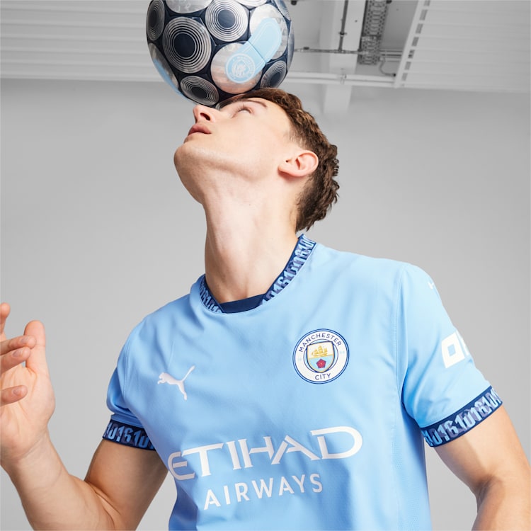 Puma Manchester City Authentic Men Jersey 24/25 product image 3, provided for visual reference and product detail review