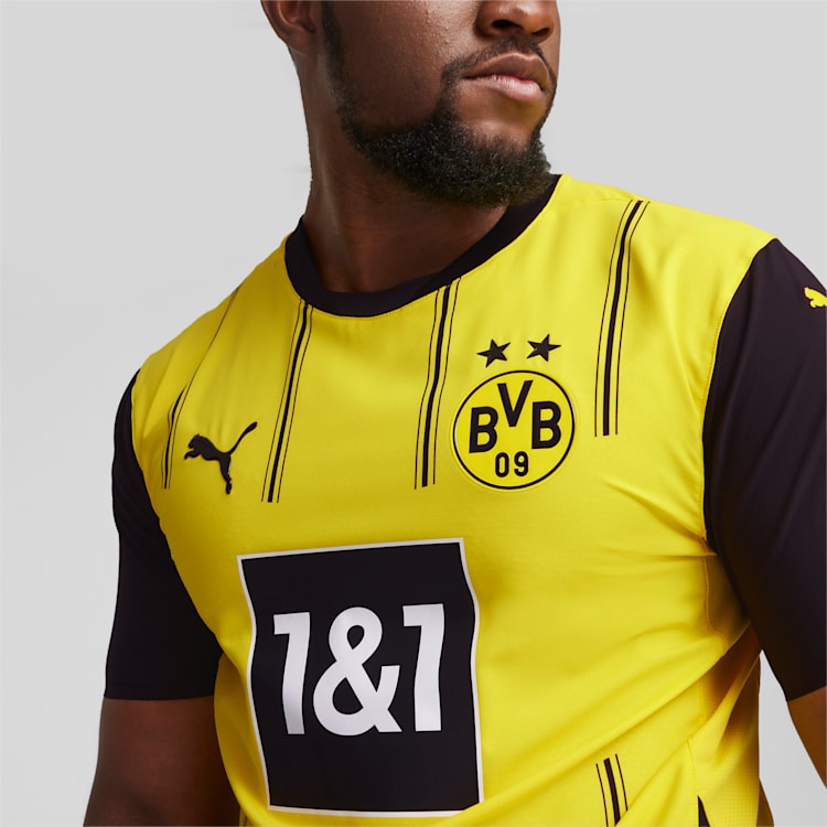 Puma Borussia Dortmund 24/25 Men Authentic Home Soccer Jersey product image 5, provided for visual reference and product