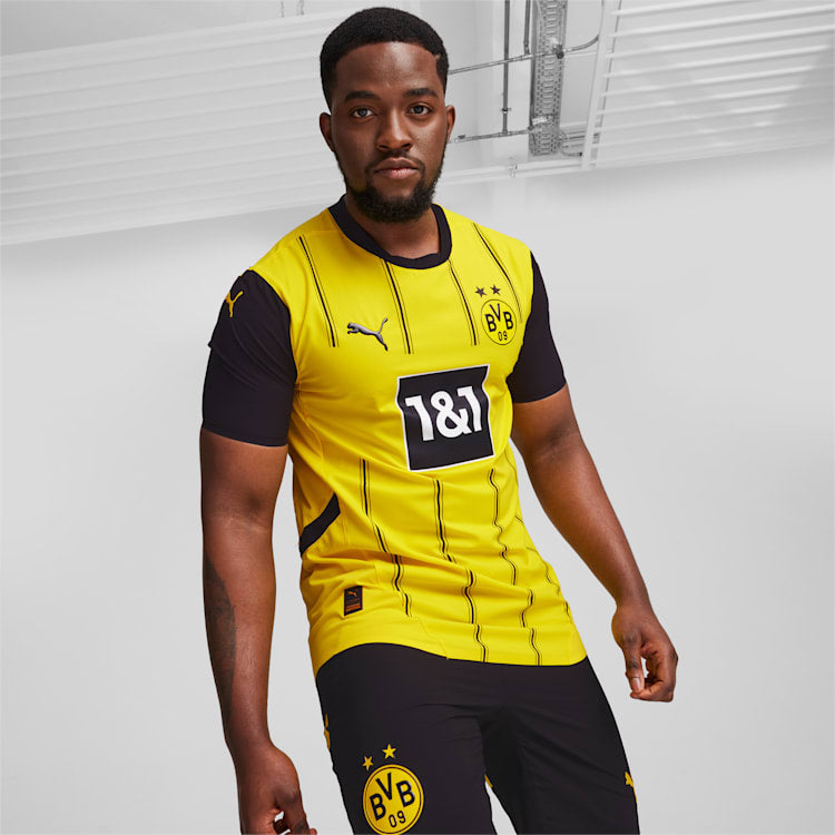 Puma Borussia Dortmund 24/25 Men Authentic Home Soccer Jersey product image 1, provided for visual reference and product