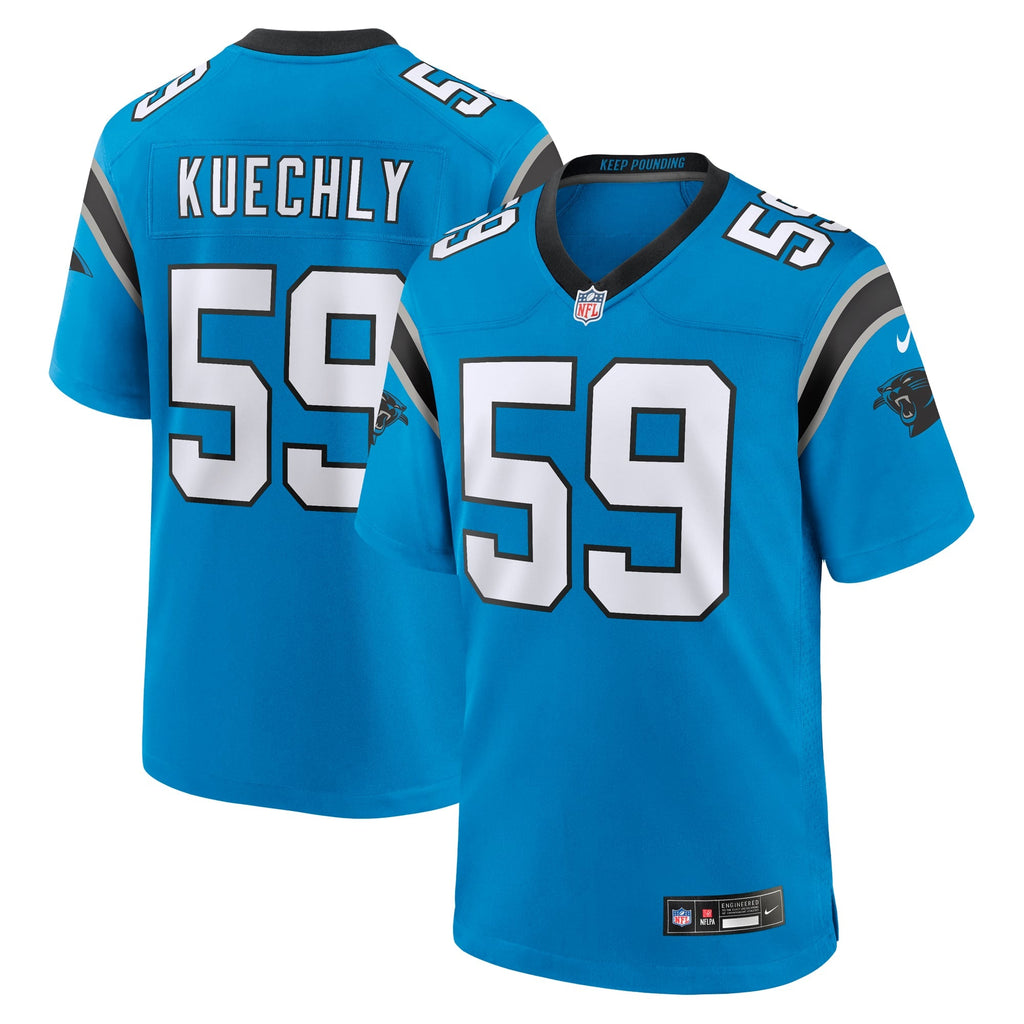 Carolina Panthers Luke Kuechly Nike Black Team Game Jersey product image 11