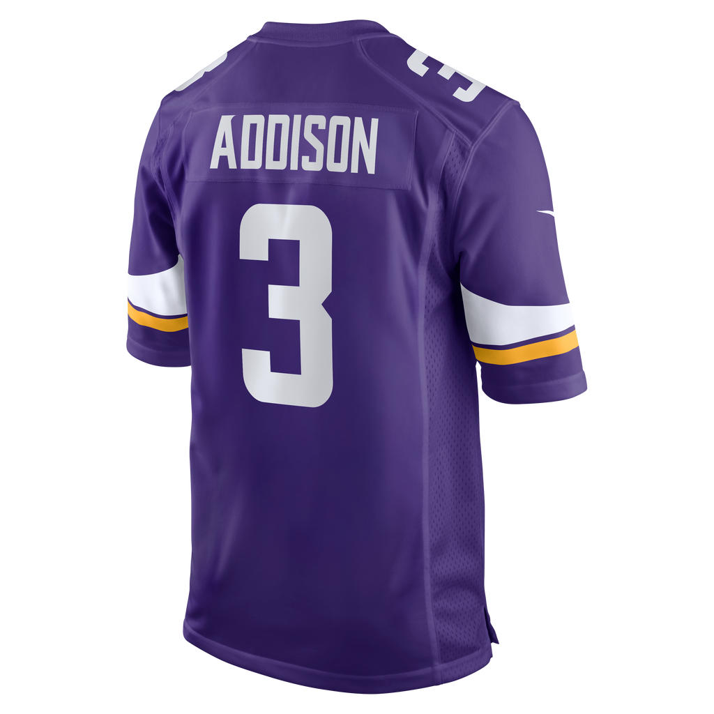 Minnesota Vikings Jordan Addison Nike White Alternate Game product image 9