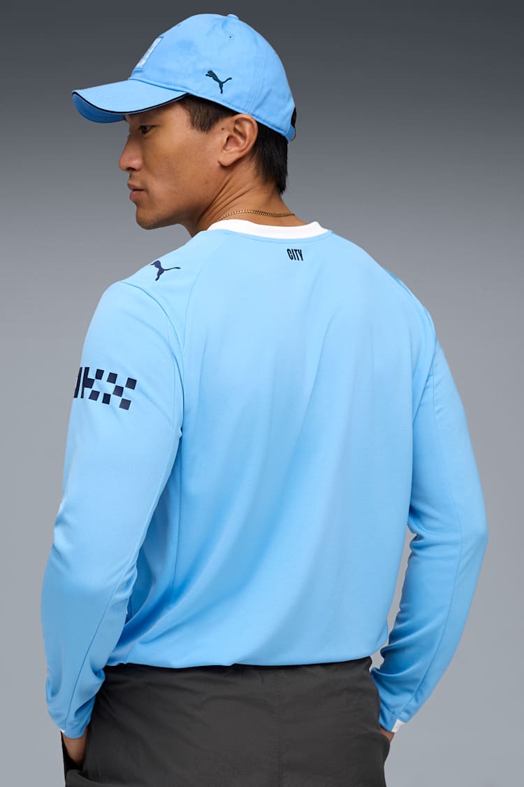 Puma Manchester City Men Replica Home Long Sleeve Jersey 25/26 product image 4, provided for visual reference and product