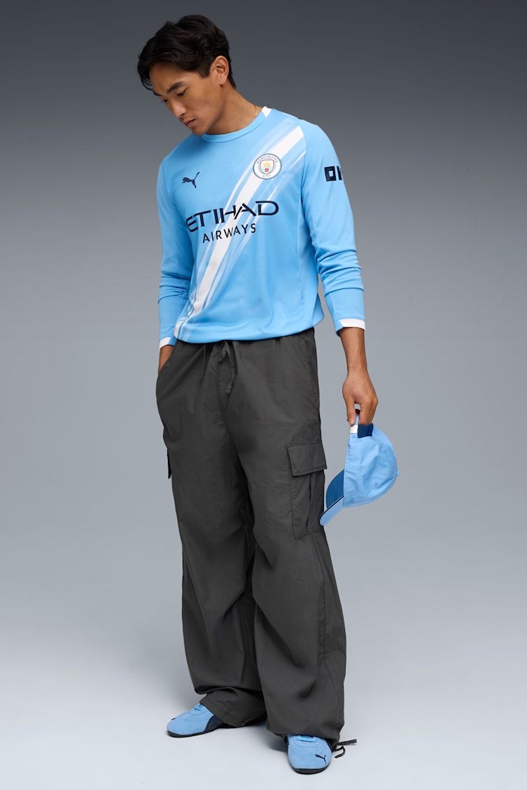 Puma Manchester City Men Replica Home Long Sleeve Jersey 25/26 product image 3, provided for visual reference and product