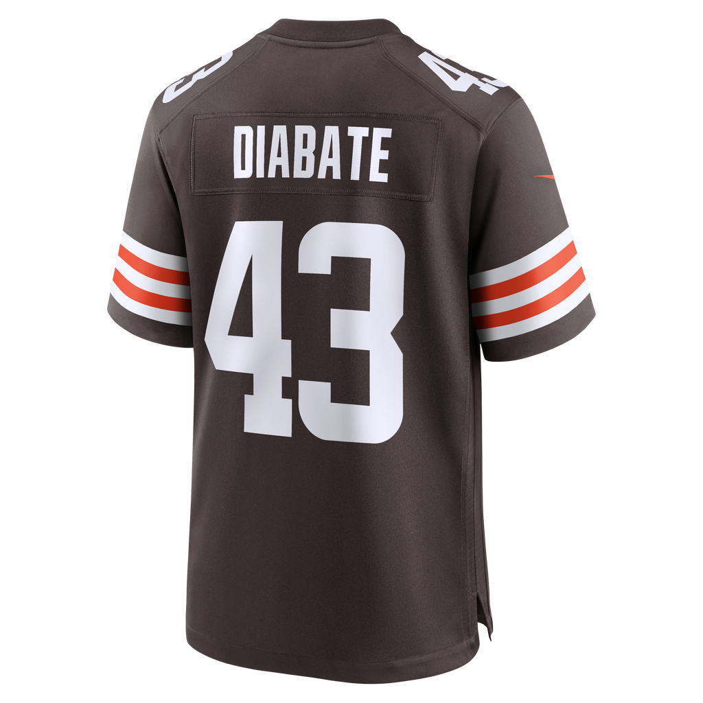 Cleveland Browns Mohamoud Diabate Nike Brown Team Game product image 3