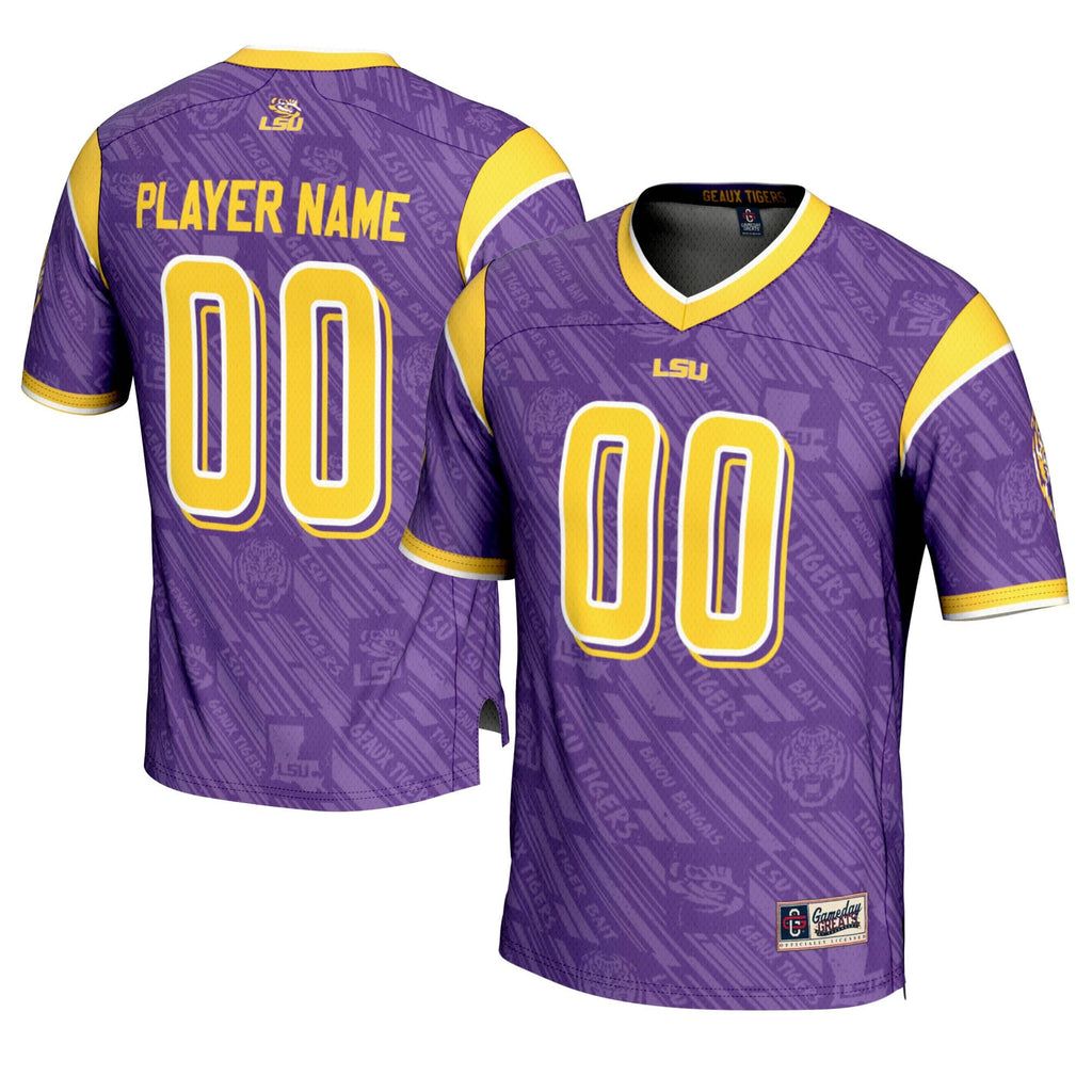 LSU Tigers Highlight Print NIL Pick-A-Player Football product image 1