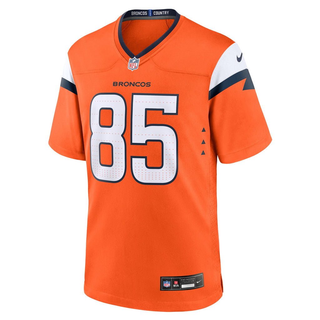 Denver Broncos Lucas Krull Nike Orange Team Game Jersey product image 2