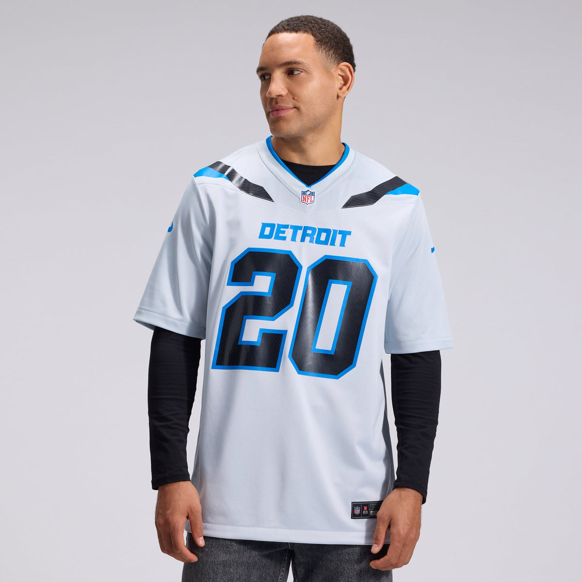 Detroit Lions Barry Sanders Nike Silver 2026 Rivalries product image 2