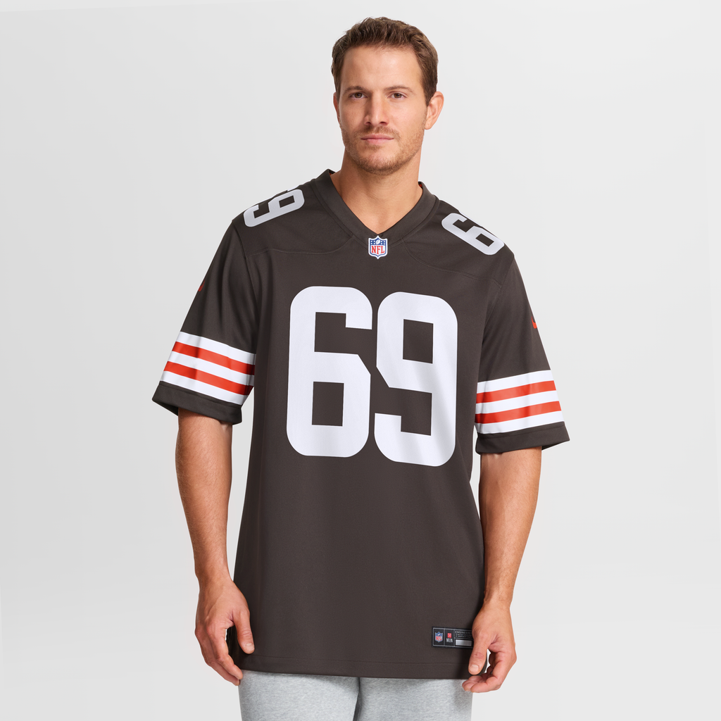 Cleveland Browns Tyre Phillips Nike Brown Team Game Jersey product image 4