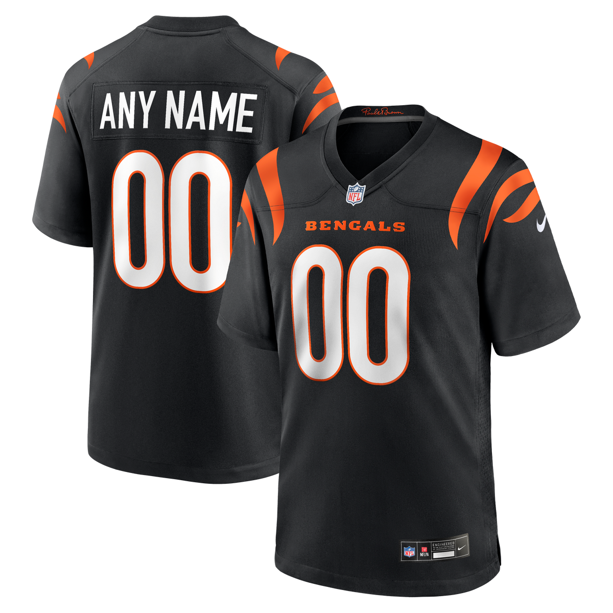 Cincinnati Bengals Nike White Game Custom Jersey product image 13
