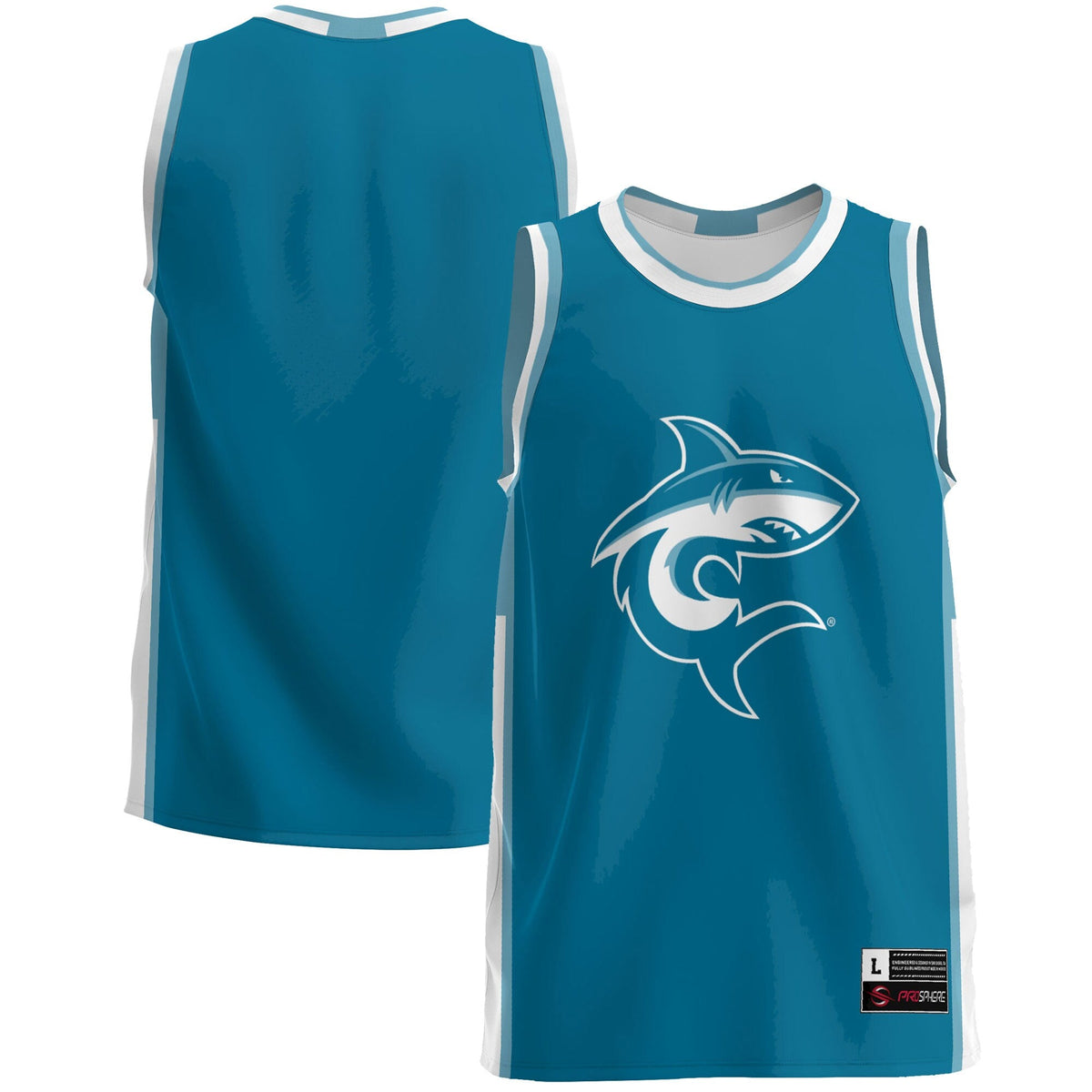 Hawaii Pacific Sharks Lightweight Basketball Jersey - Teal product image 1