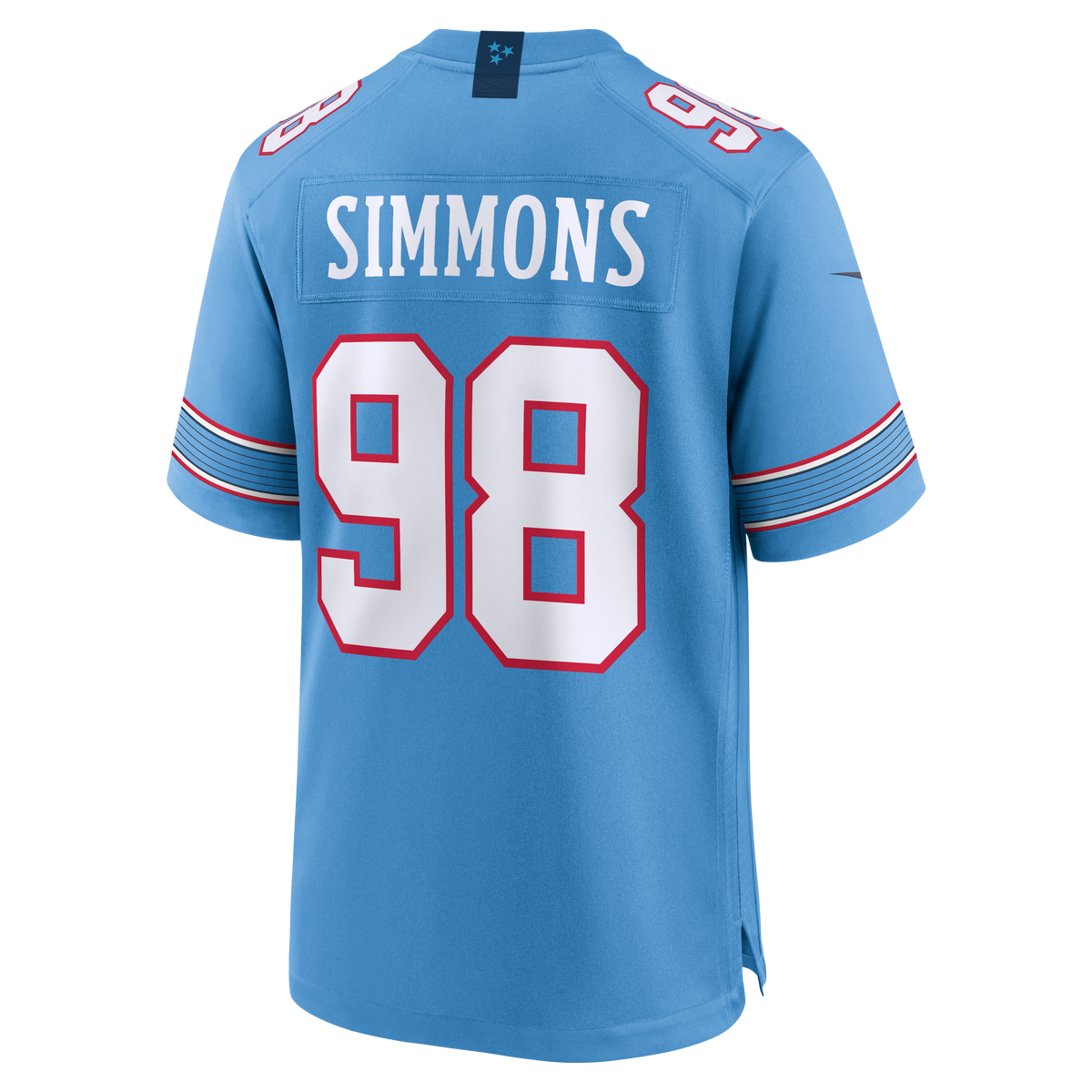 Tennessee Titans Jeffery Simmons Nike Light Blue Game Jersey product image 6