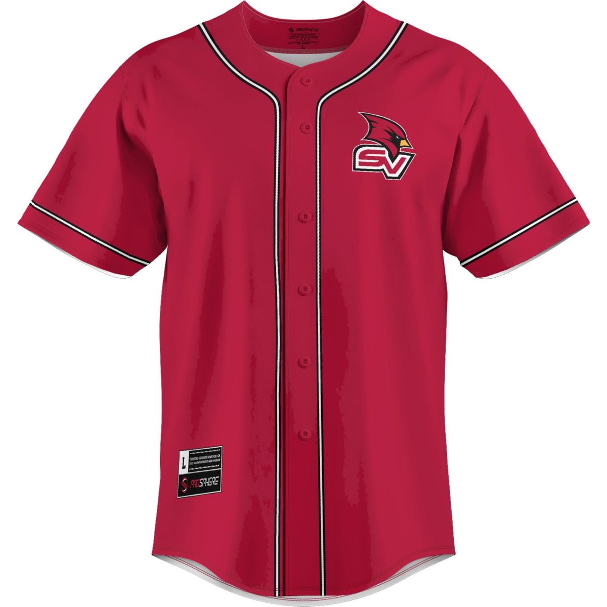 Saginaw Valley State Cardinals Lightweight Baseball Jersey product image 3