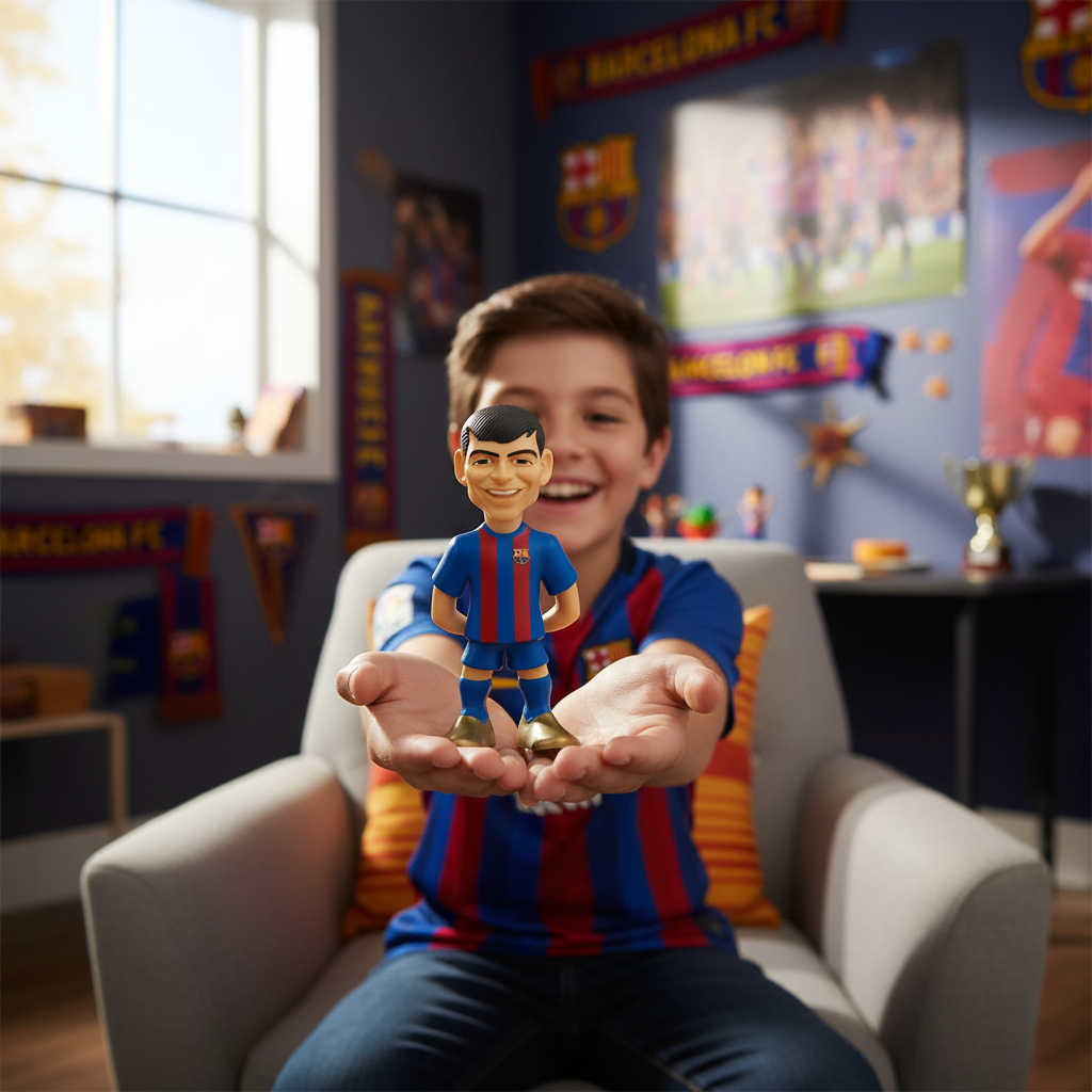 Minix Pedri FC Barcelona 12cm Figurine product image 4, provided for visual reference and product detail review