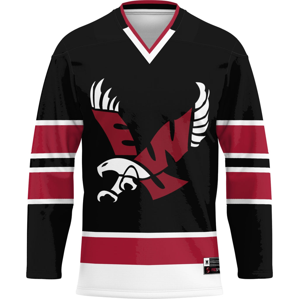 Eastern Washington Eagles Hockey Jersey - Black product image 3