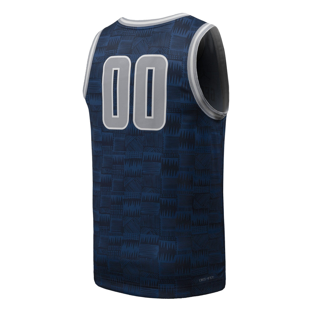 #00 Georgetown Hoyas Replica Basketball Jersey - Navy product image 4