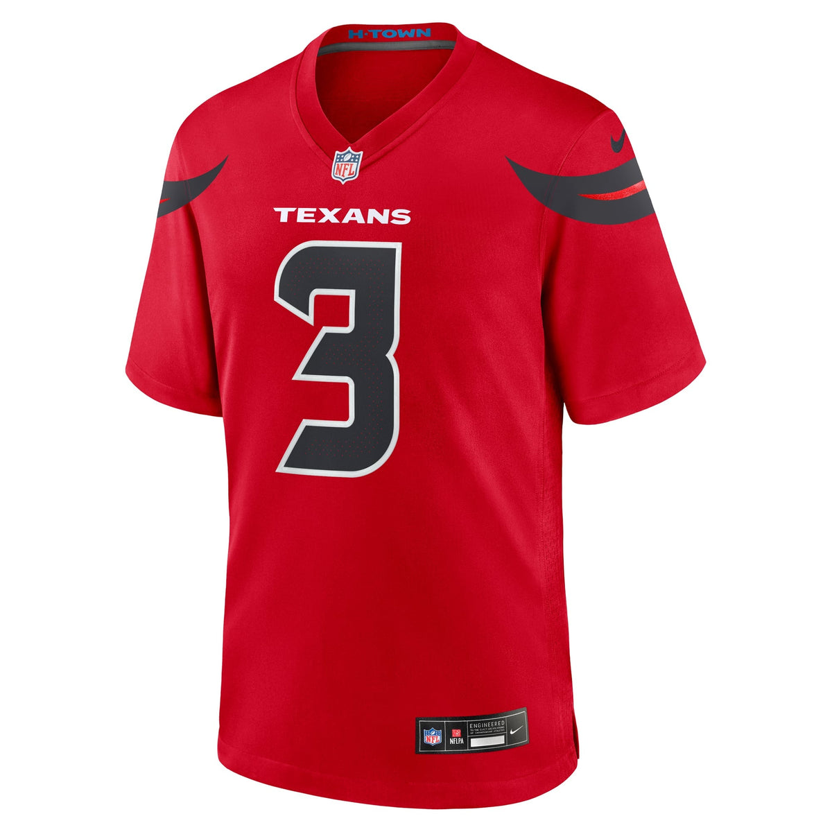 Houston Texans Tank Dell Nike Red Alternate Game Jersey product image 2