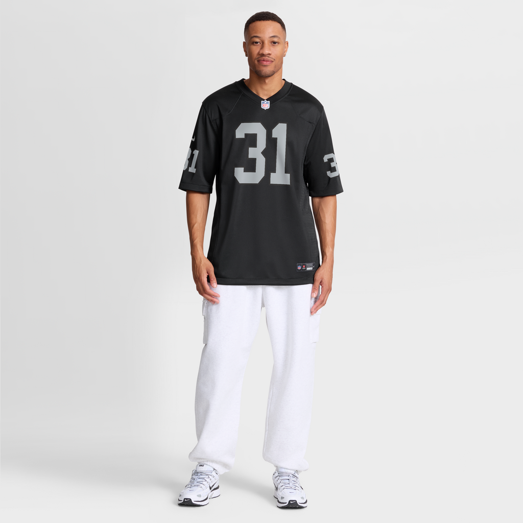 Las Vegas Raiders Raheem Mostert Nike Black Team Game Jersey product image 4