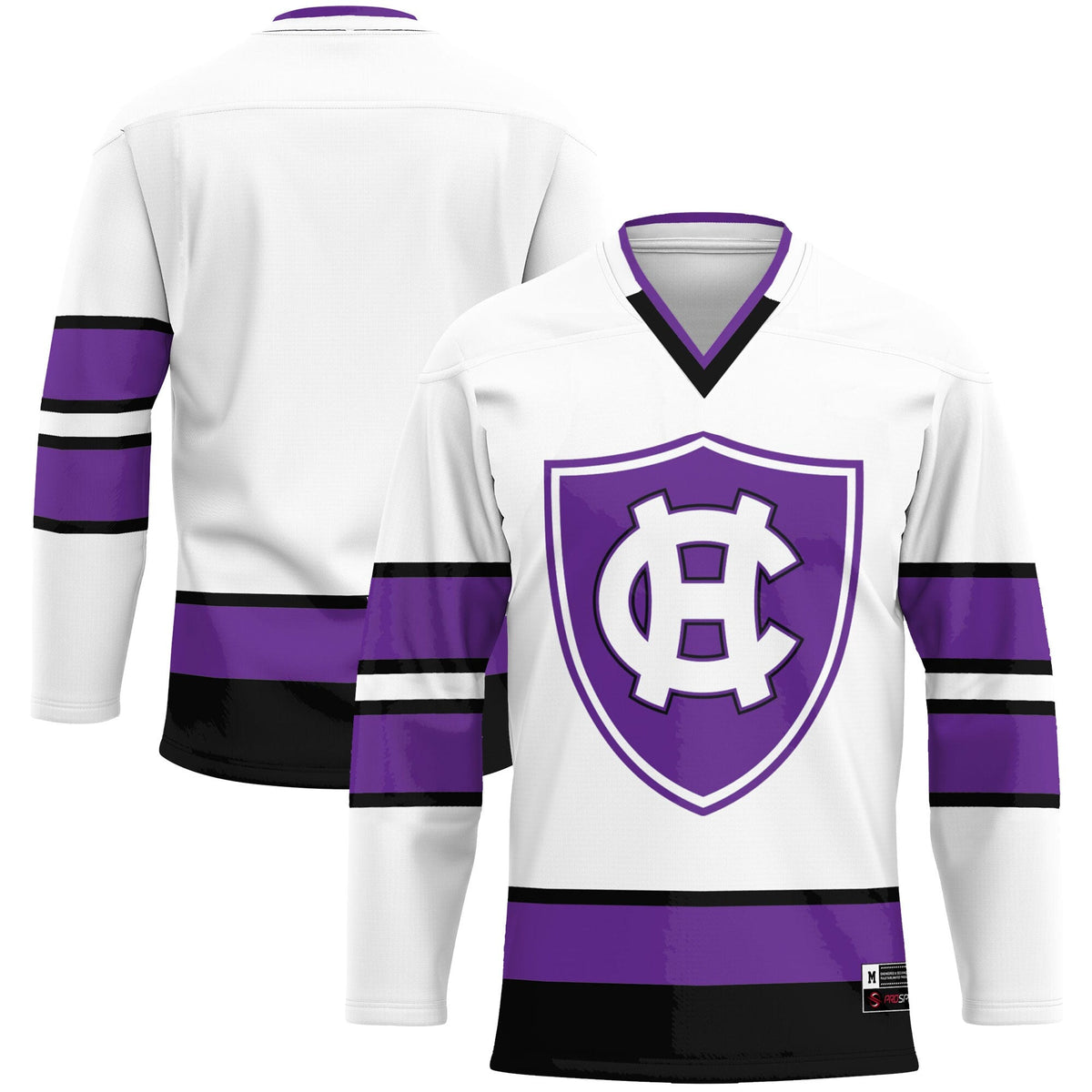 Holy Cross Crusaders Hockey Jersey - White product image 2