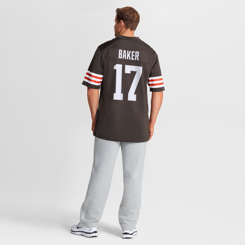 Cleveland Browns Jerome Baker Nike Brown Team Game Jersey product image 7