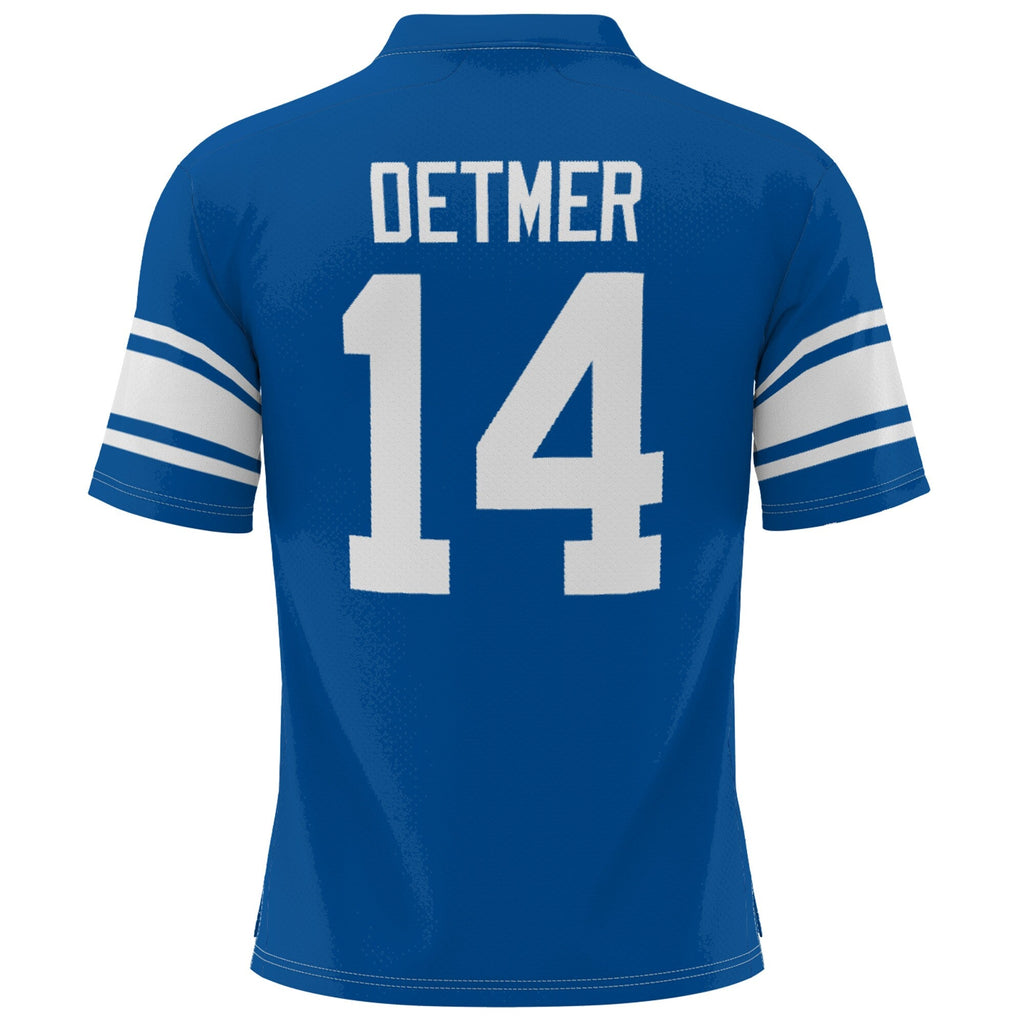 Ty Detmer BYU Cougars Heisman Football Jersey - Royal product image 4