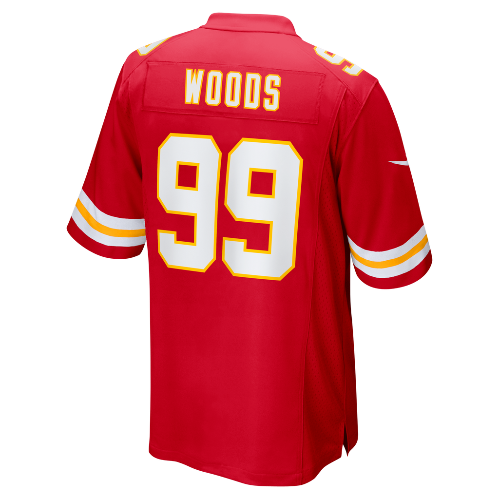 Kansas City Chiefs Peter Woods Nike Red Team Game Jersey product image 5