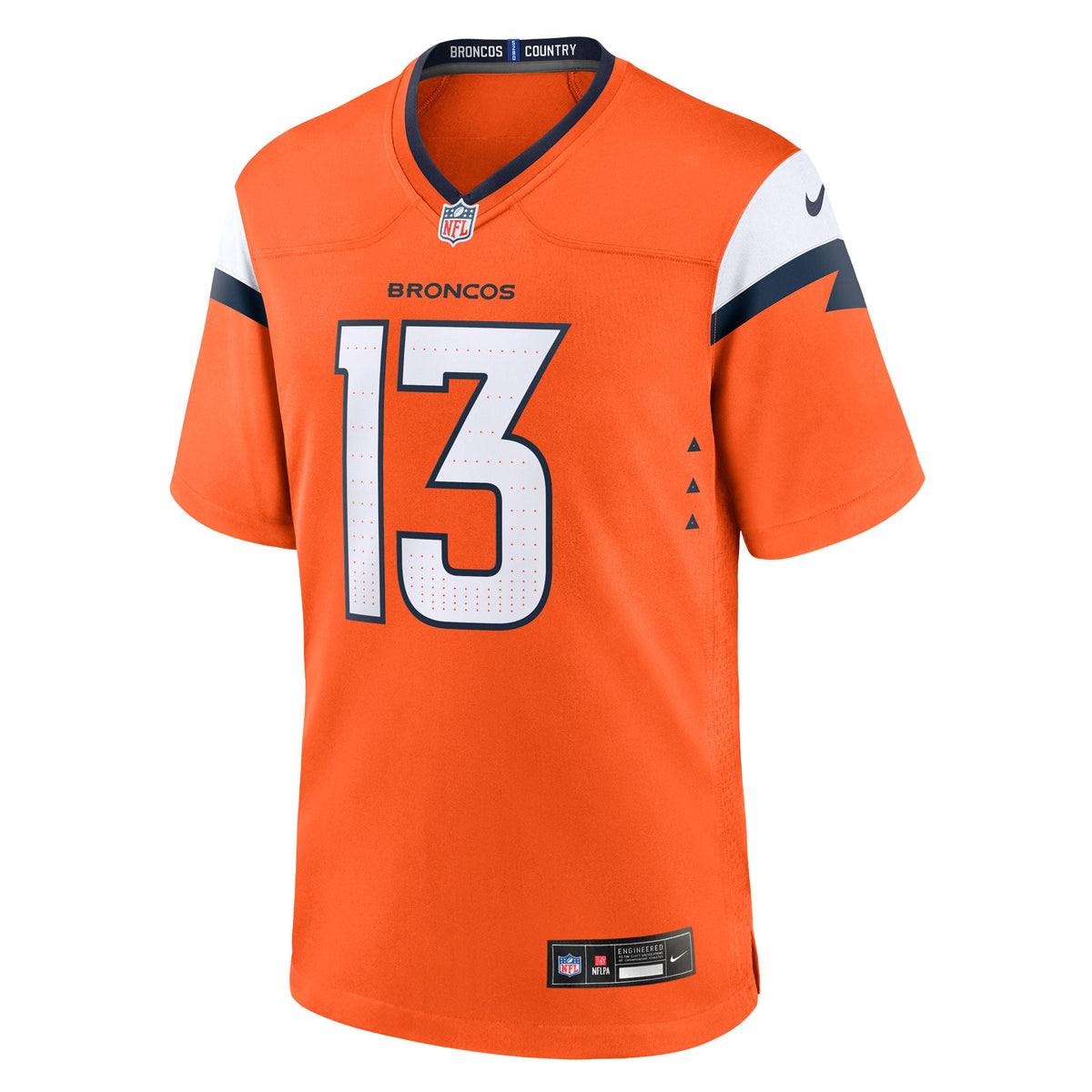 Denver Broncos Pat Bryant Nike Orange Team Game Jersey product image 2