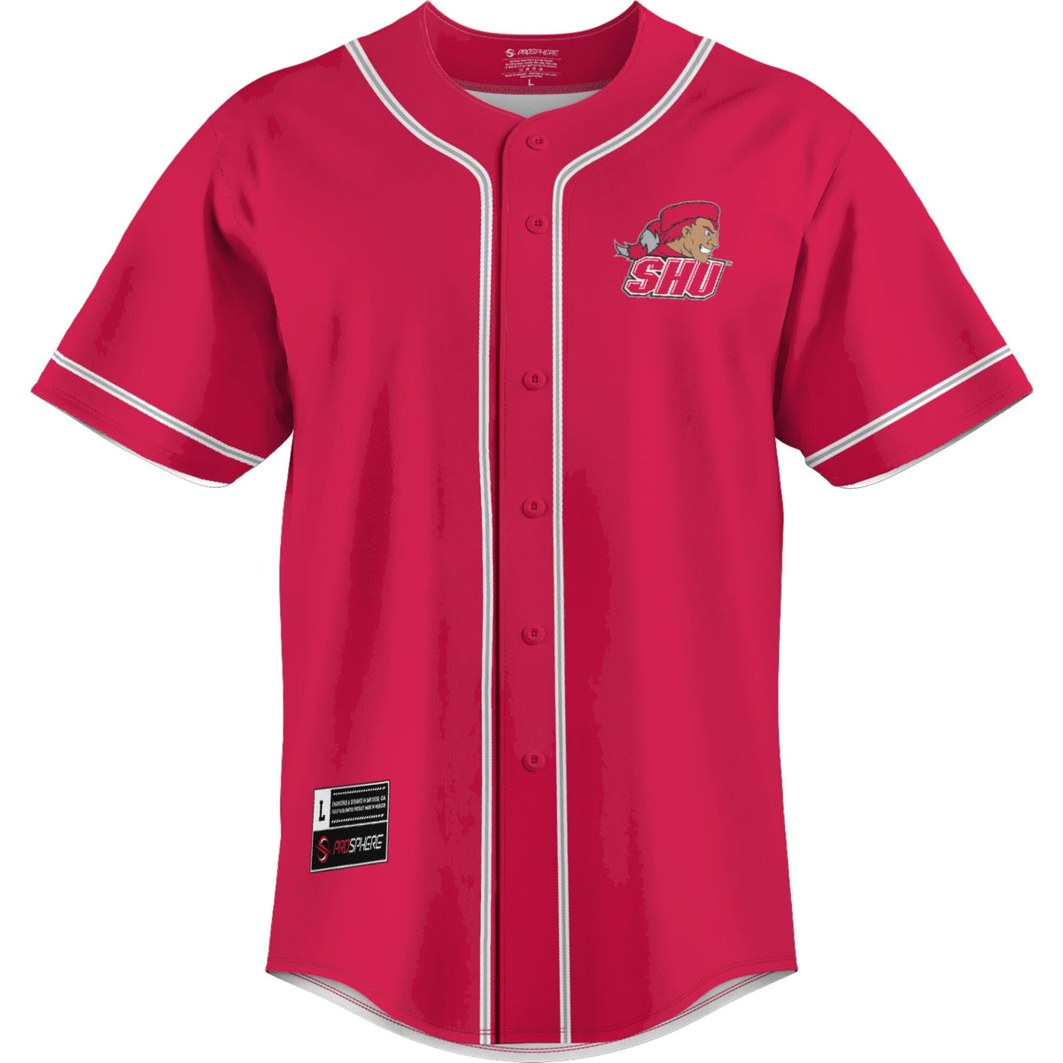 Sacred Heart Pioneers Lightweight Baseball Jersey - Red product image 3