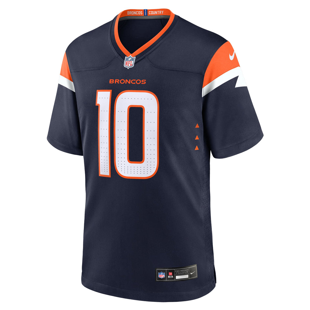 Denver Broncos Bo Nix Nike Navy Alternate Game Jersey product image 2
