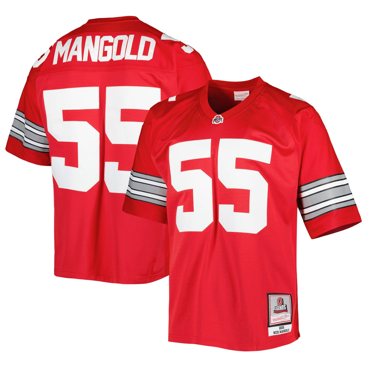 Nick Mangold Ohio State Buckeyes Authentic Jersey - Scarlet product image 1
