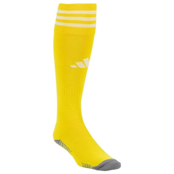adidas Copa Zone Cushion 5 OTC Socks - Yellow/White product image 1, provided for visual reference and product detail review