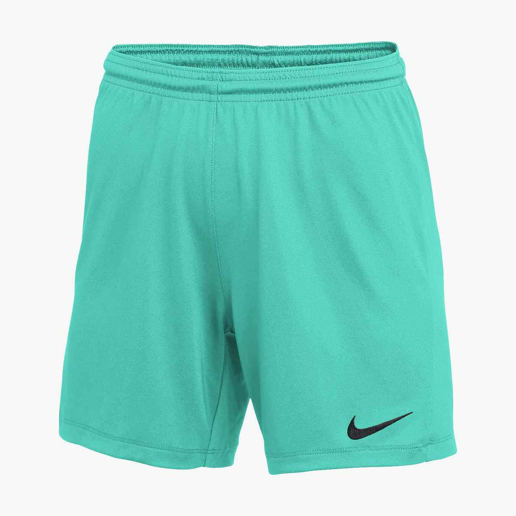 Nike Dri-FIT Park 3 Big Kids' Knit Soccer Shorts product image 1, provided for visual reference and product detail review