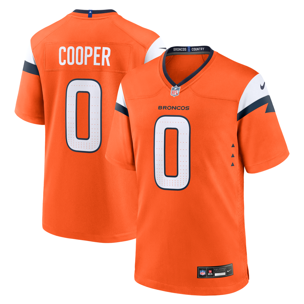 Denver Broncos Jonathon Cooper Nike Orange Team Game Jersey product image 1