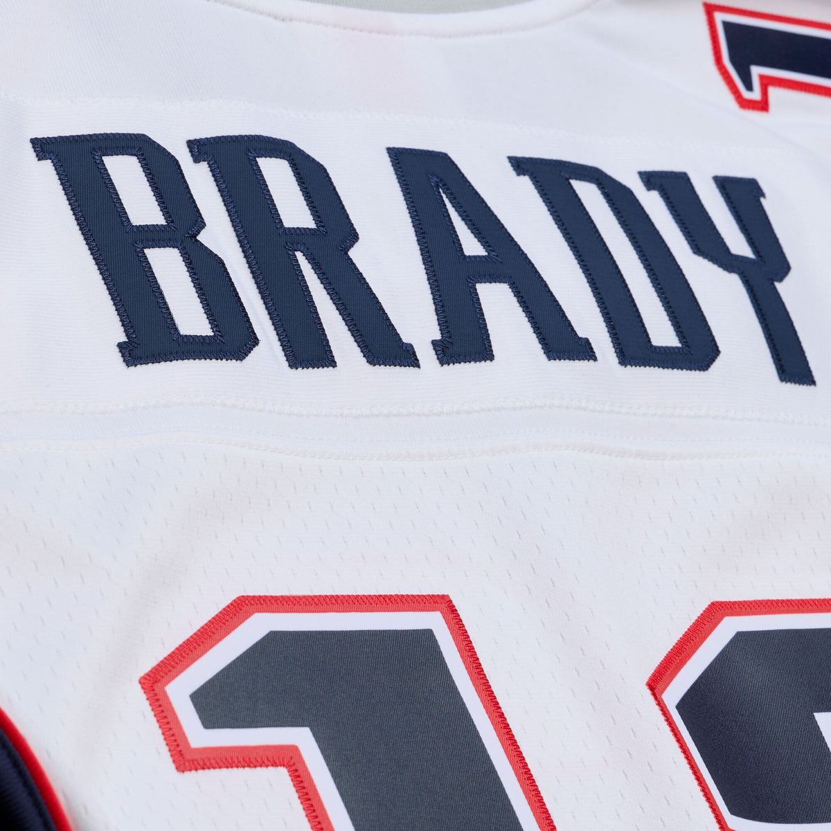 New England Patriots Tom Brady Mitchell & Ness White 2000 product image 7