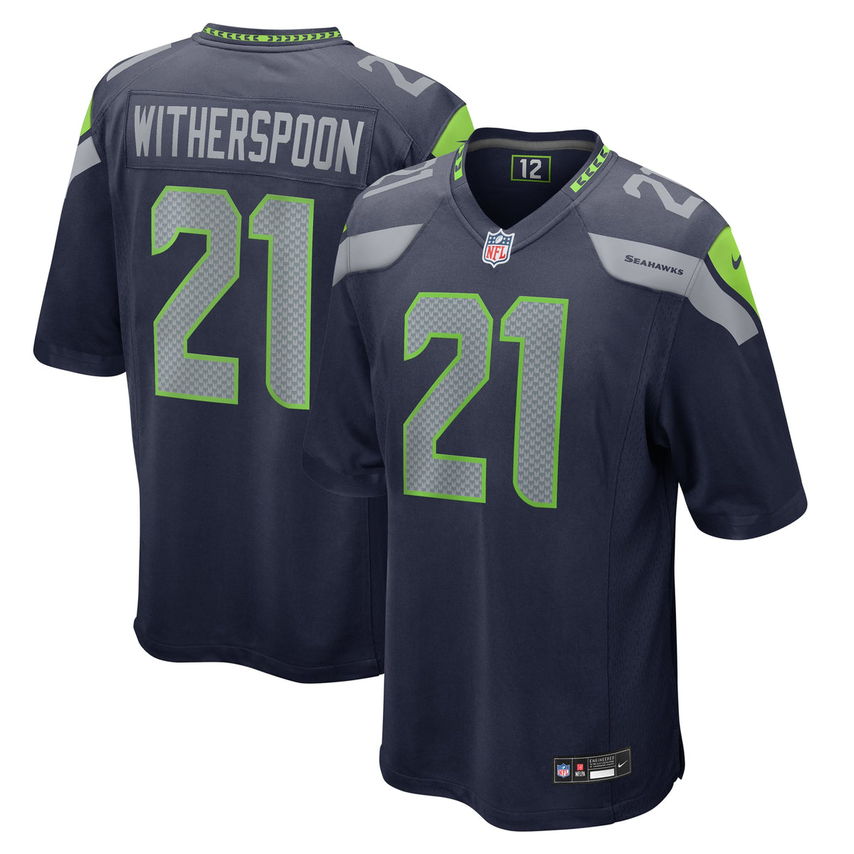 Seattle Seahawks Devon Witherspoon Nike White Game Jersey product image 7