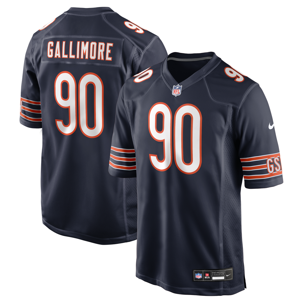 Chicago Bears Neville Gallimore Nike Navy Team Game Jersey product image 1
