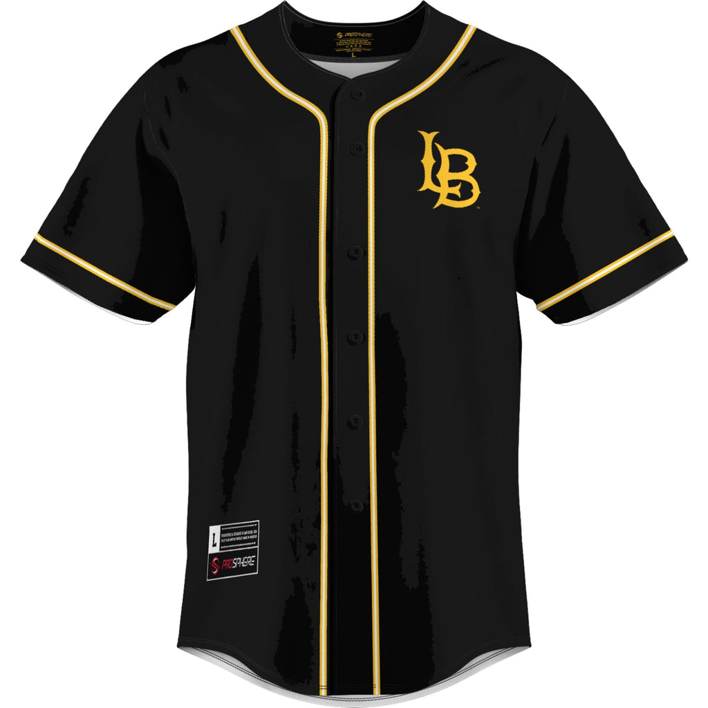 Cal State Long Beach The Lightweight Baseball Jersey - Gold product image 3