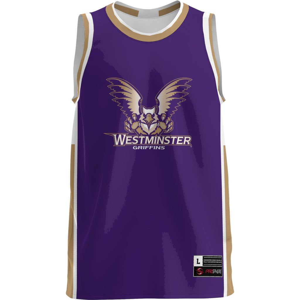Westminster Griffins Lightweight Basketball Jersey - Blue product image 3