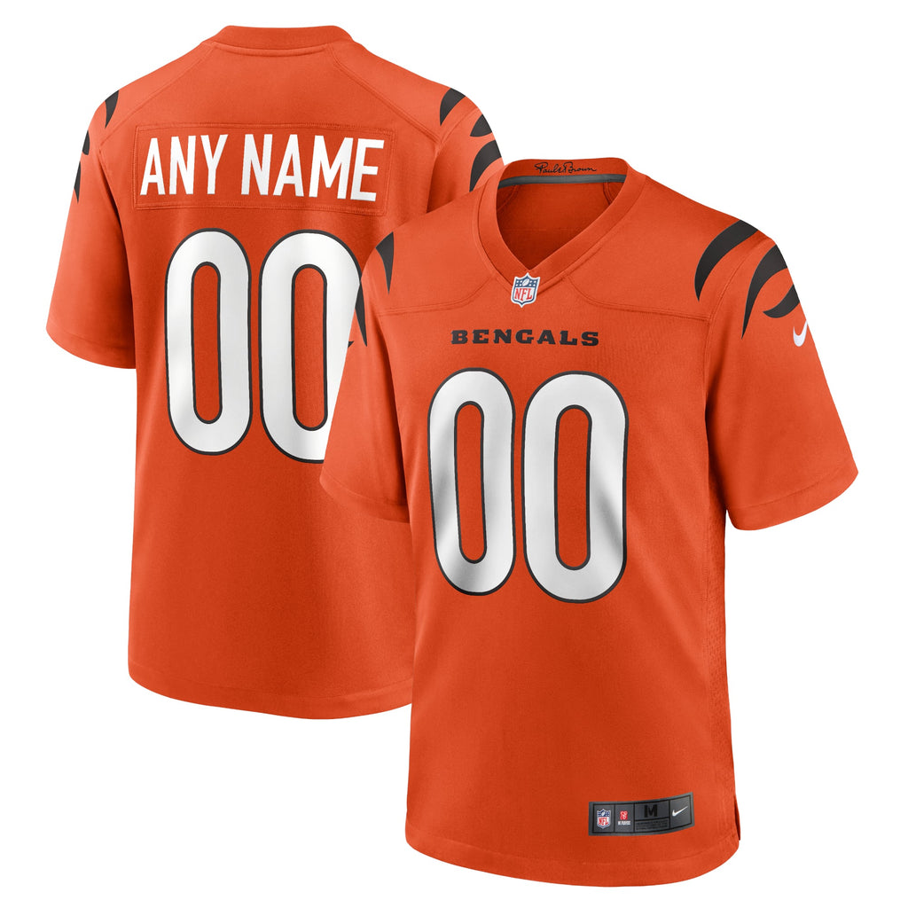 Cincinnati Bengals Nike Black Game Custom Jersey product image 17