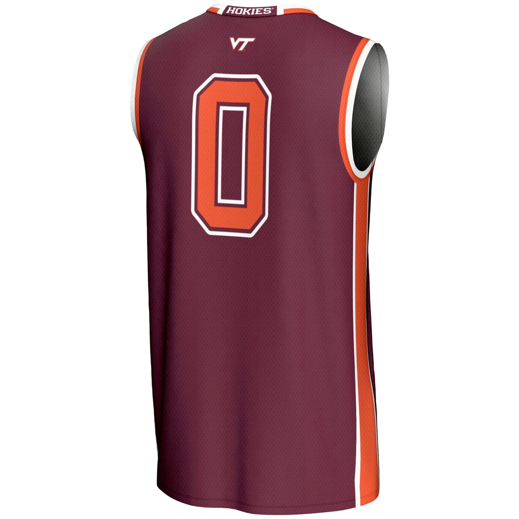 #0 Virginia Tech Hokies Lightweight Basketball Jersey product image 4