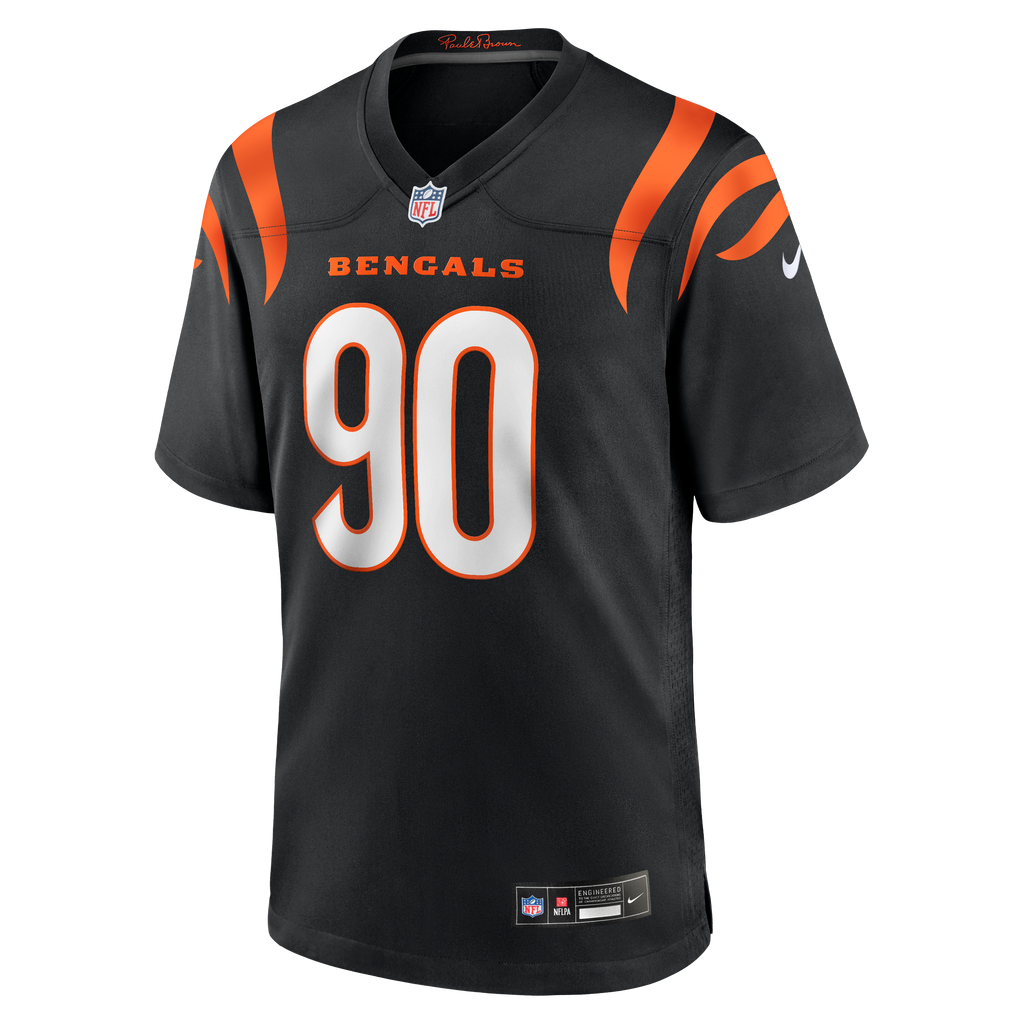 Cincinnati Bengals Kris Jenkins Jr. Nike Black Game Jersey product image 2